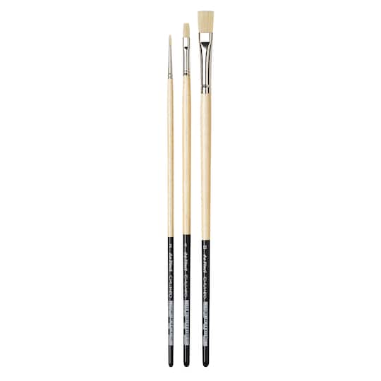 da Vinci CHUNEO Series 7129 3 Piece Flat Brush Set